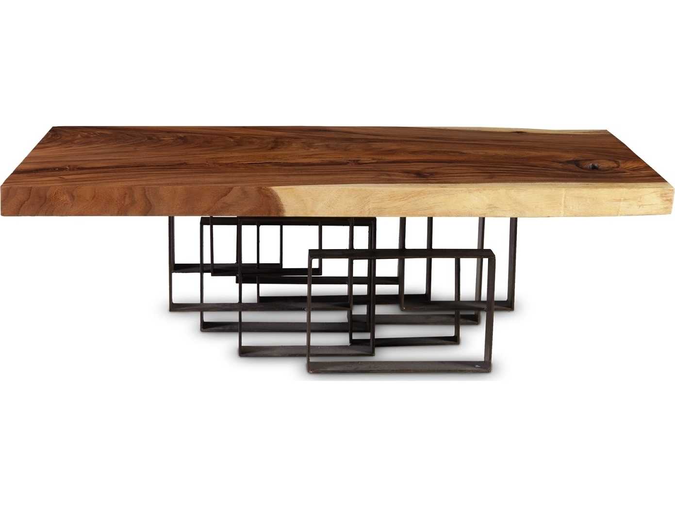 Phillips Collection Rectangular Wood Brown Coffee Table