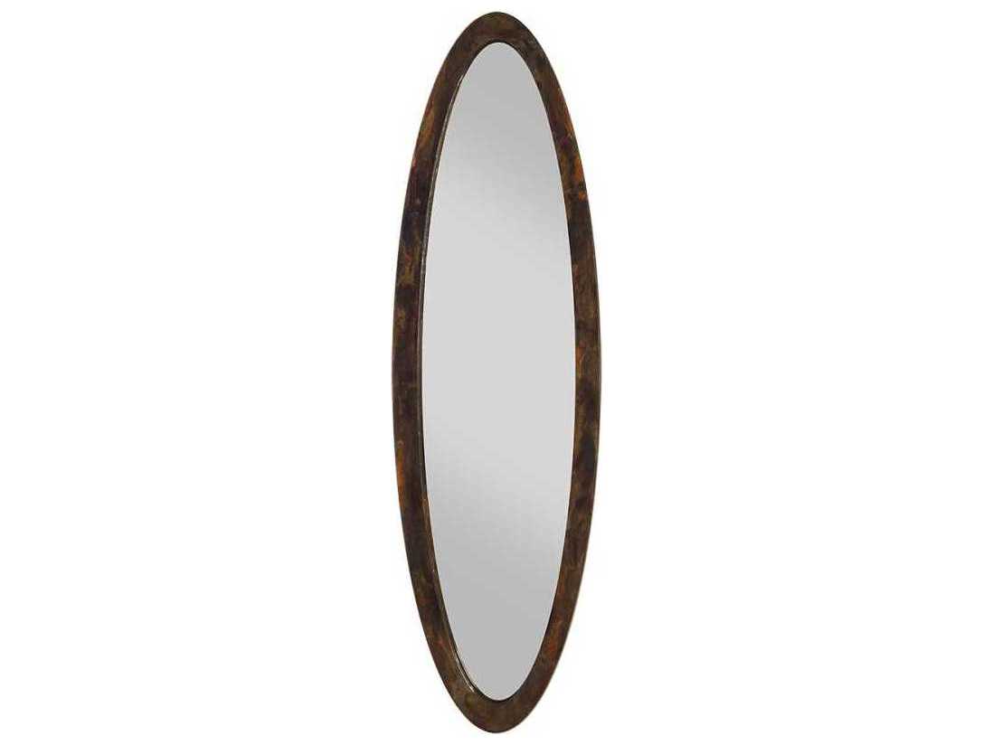 Phillips Collection Copper Acid Posh Wall Mirror Oval
