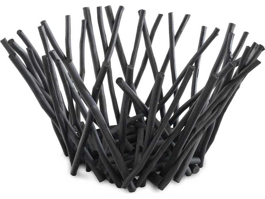 Phillips Collection Black Decorative Plate