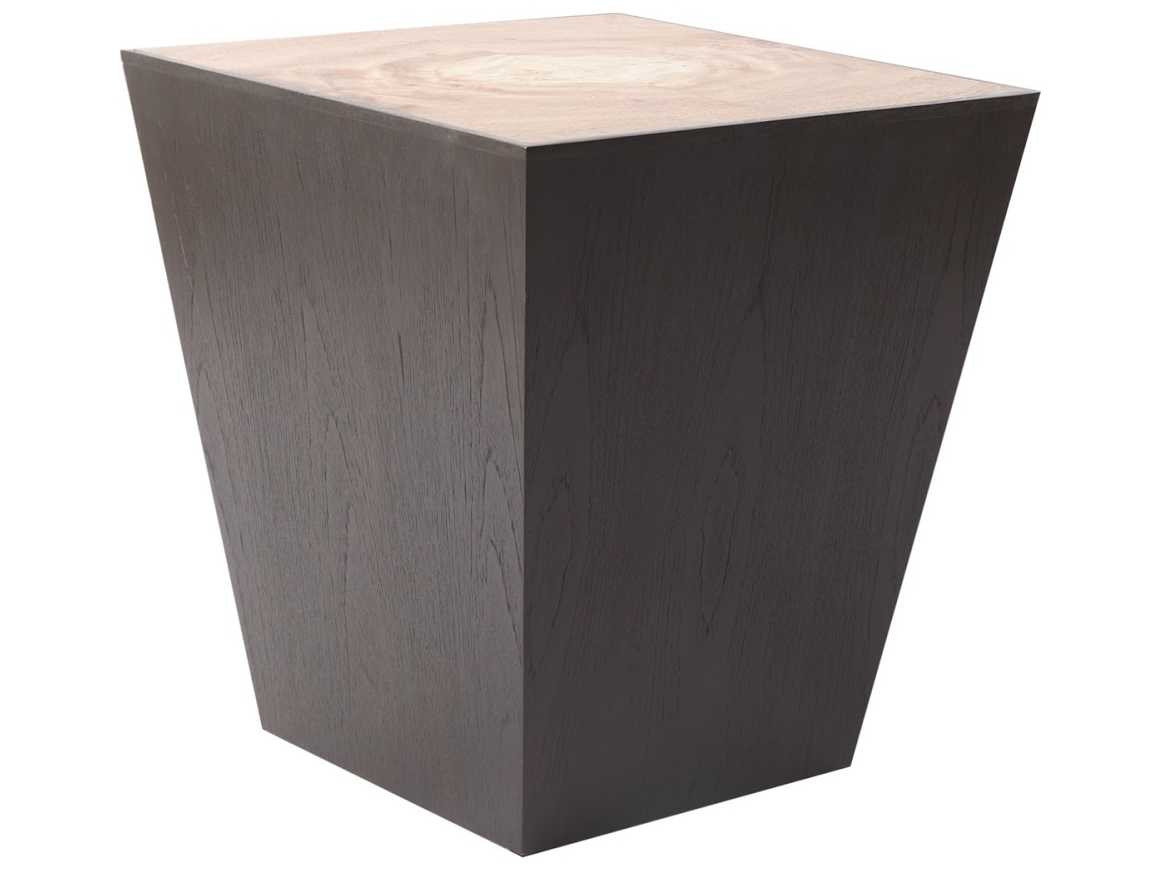 Phillips Collection Square Wood Brown End Table