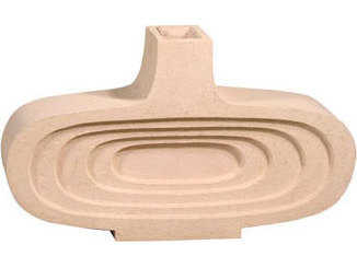 Phillips Collection Outdoor Stone Cast Sonic Round Vase