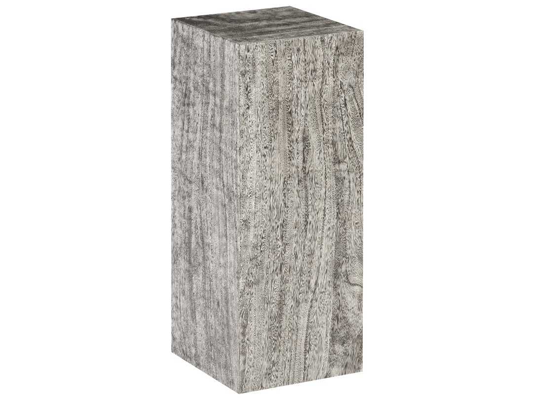 Phillips Collection Square Wood Grey End Table