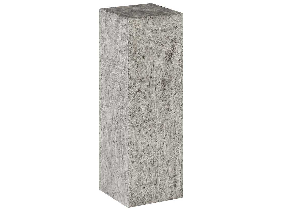 Phillips Collection Square Wood Grey End Table