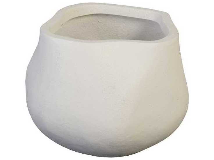 Phillips Collection White 11" High Planter