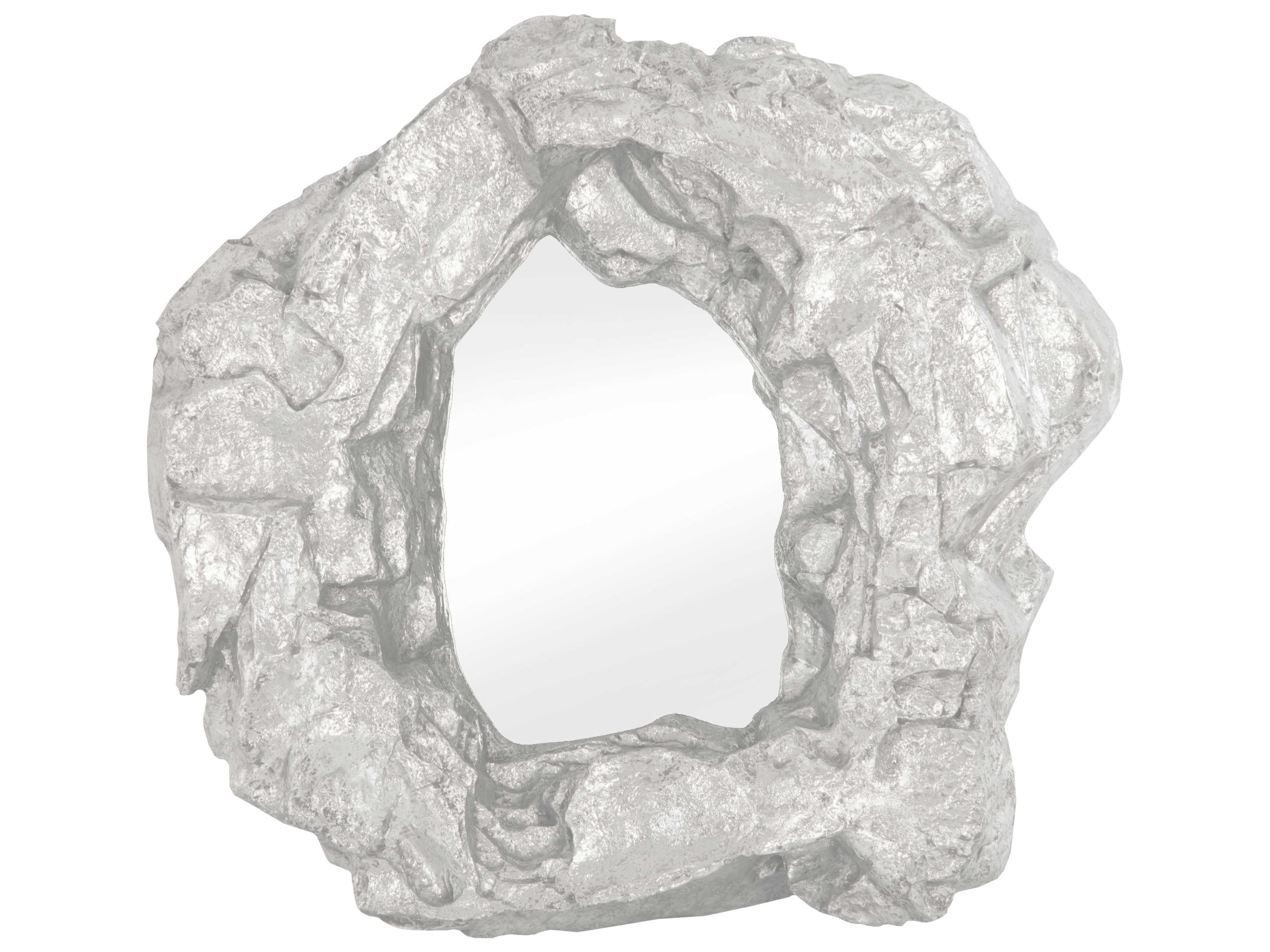 Phillips Collection Rock Pond Silver Leaf Wall Mirror