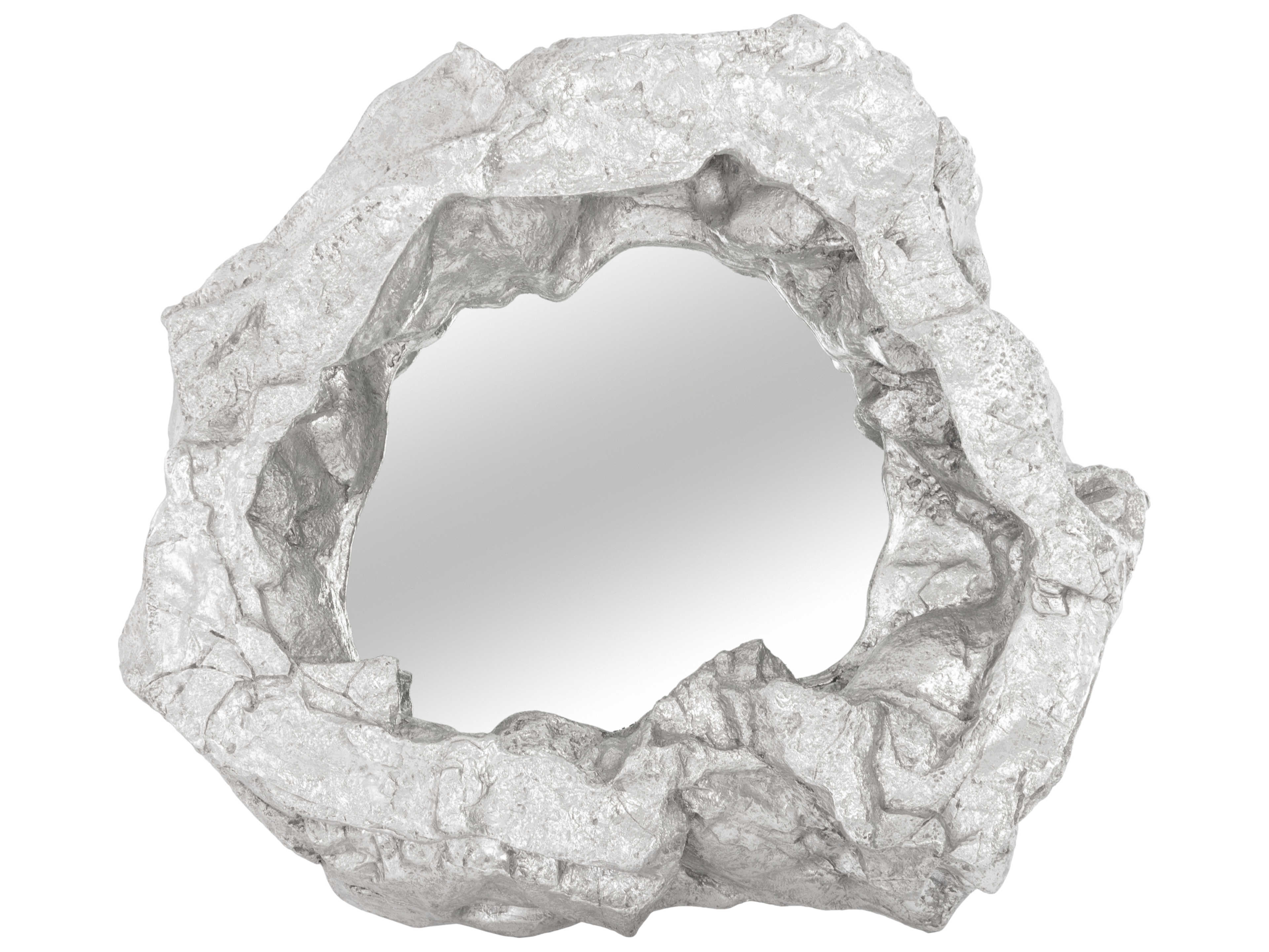 Phillips Collection Rock Pond Silver Leaf Wall Mirror