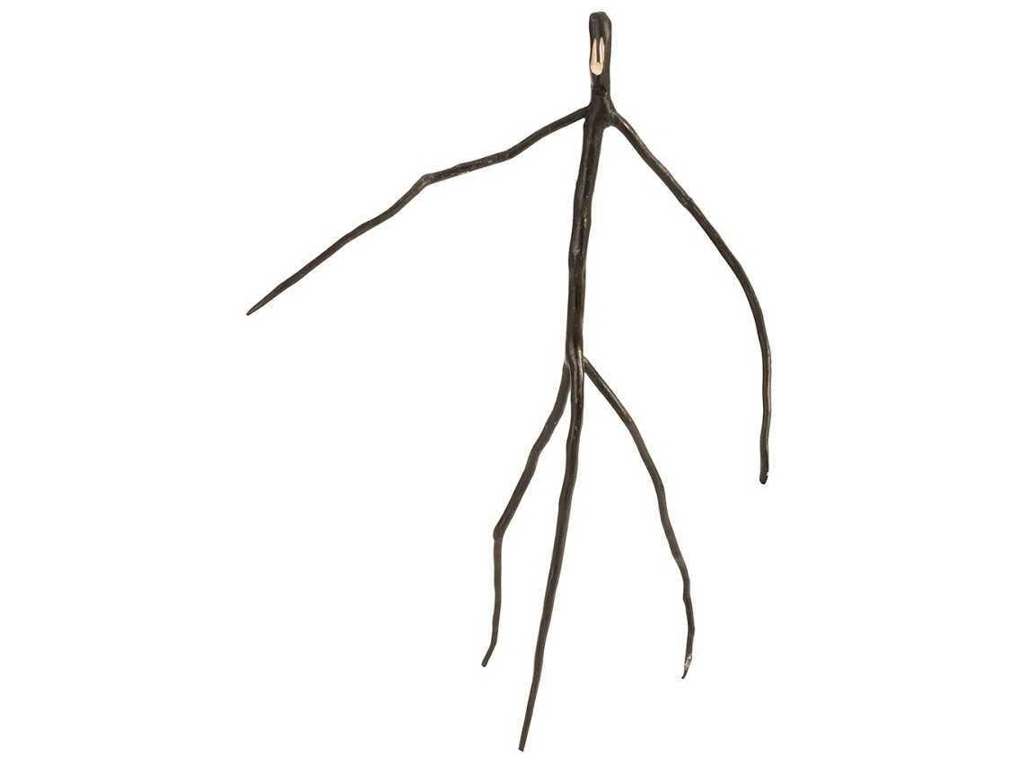 Phillips Collection Black 19" Abstract Monkey Sculpture