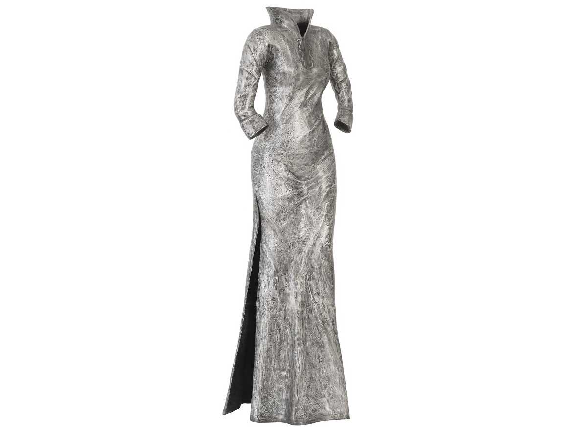 Phillips Collection Silver Long Sleeves Dress Sculpture