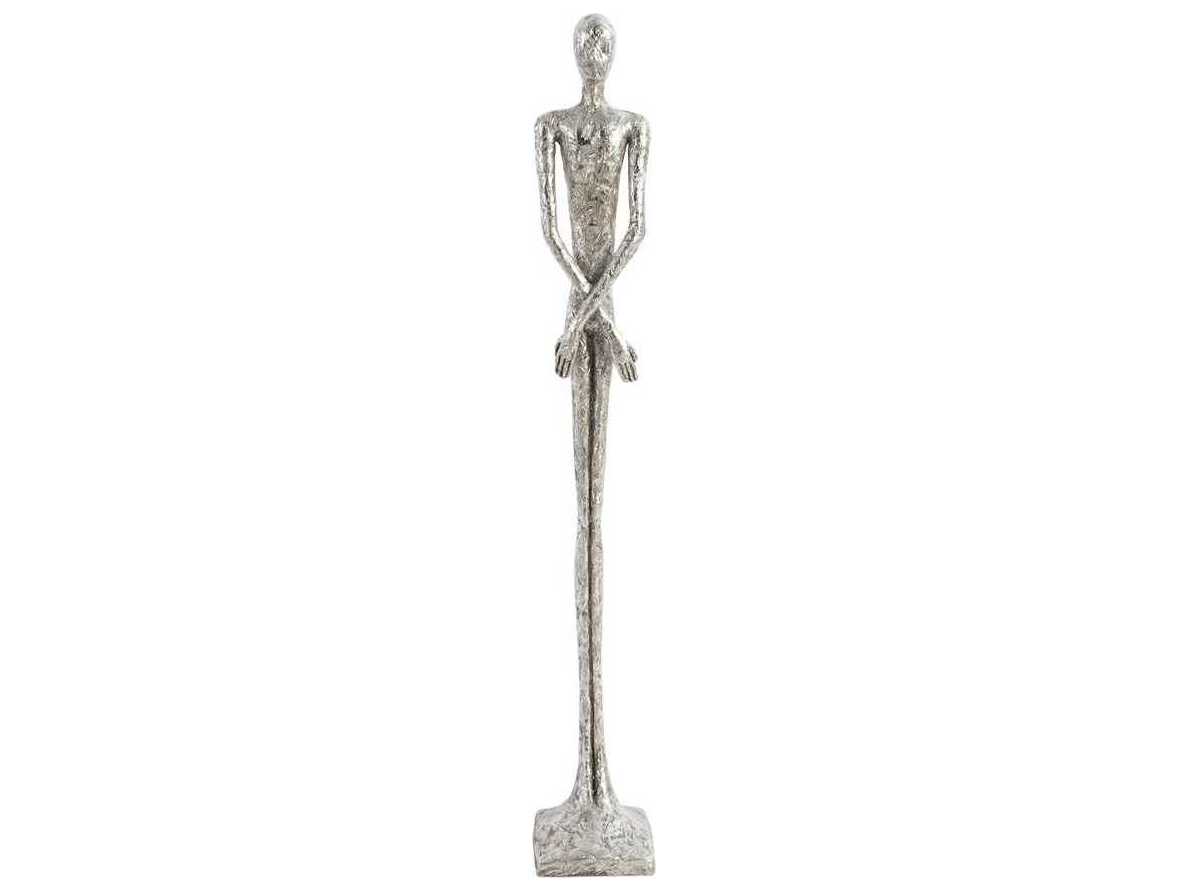Phillips Collection Silver Leaf Skinny Male Sculpture