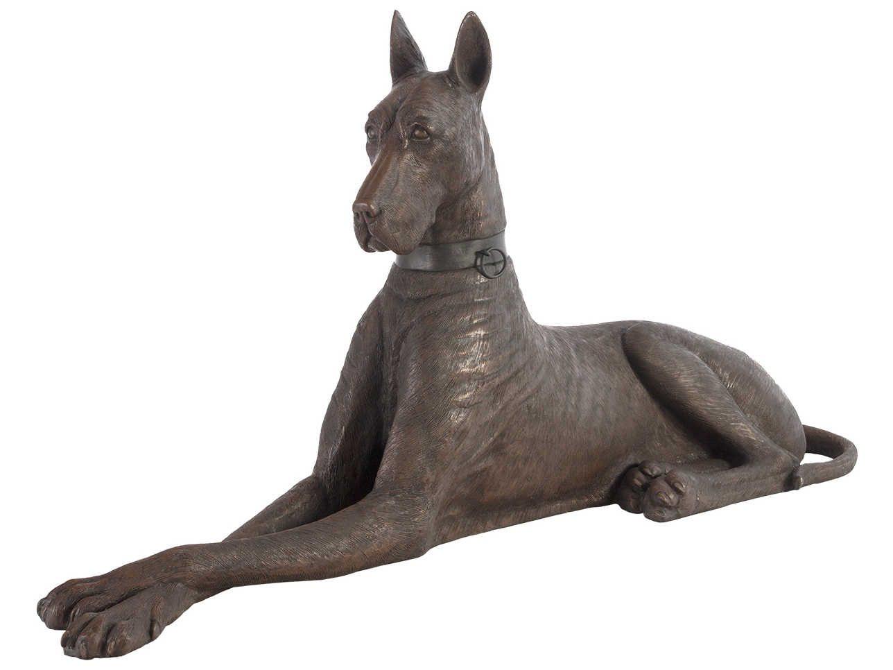 Phillips Collection Bronze Right Facing Great Dane Sculpture