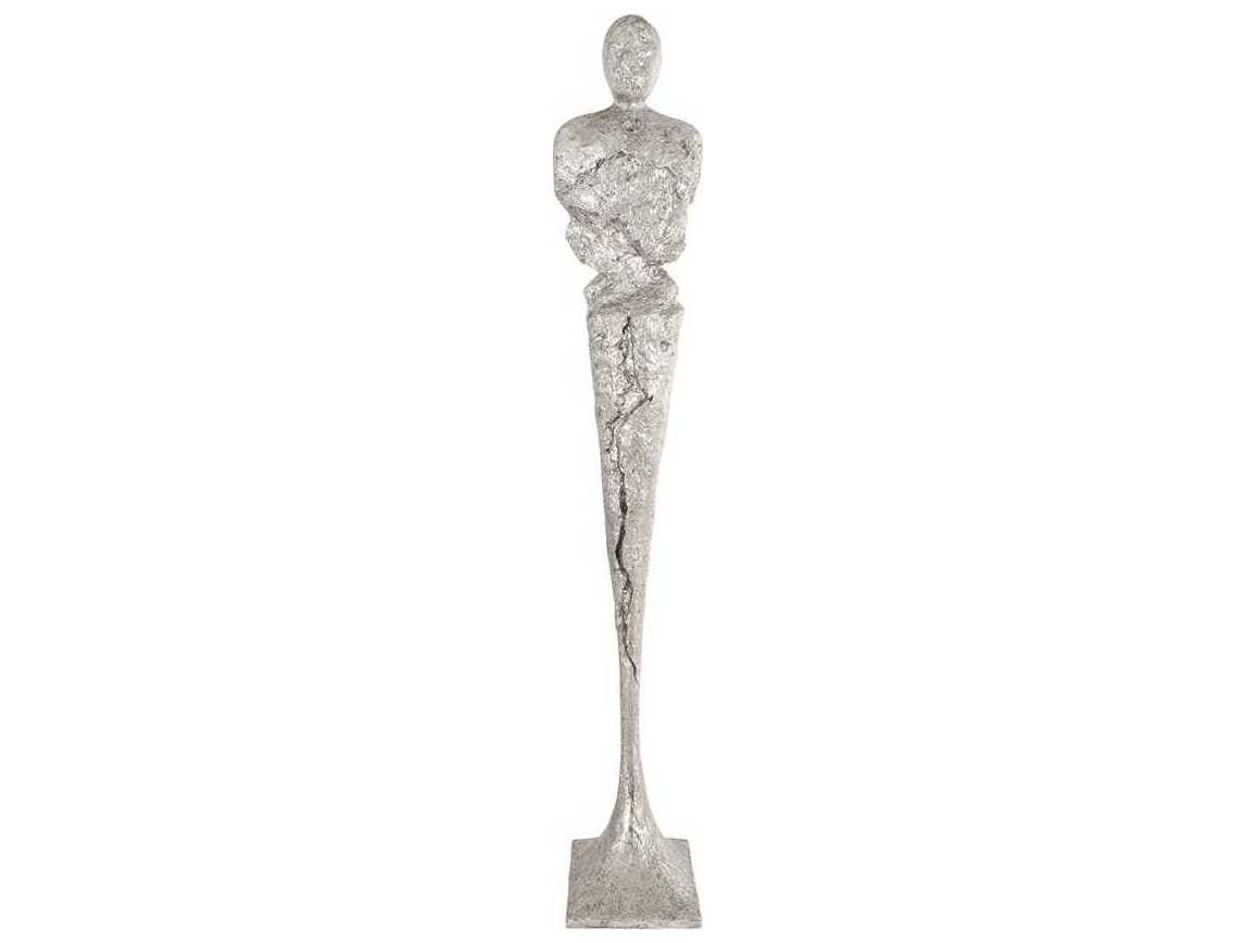 Phillips Collection Silver Leaf Skinny Chiseled Sculpture