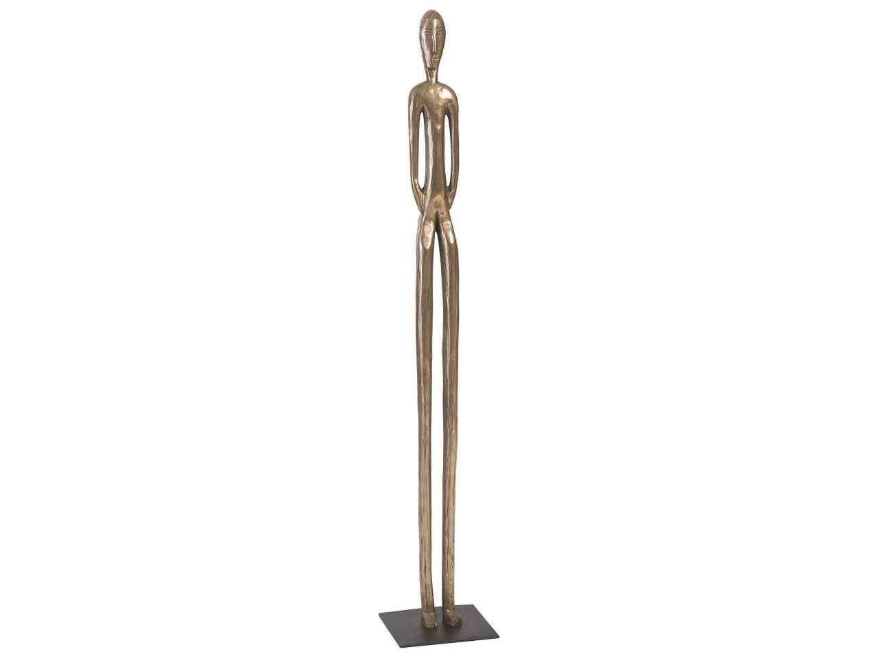 Phillips Collection Polished Bronze 48" High Sculpture