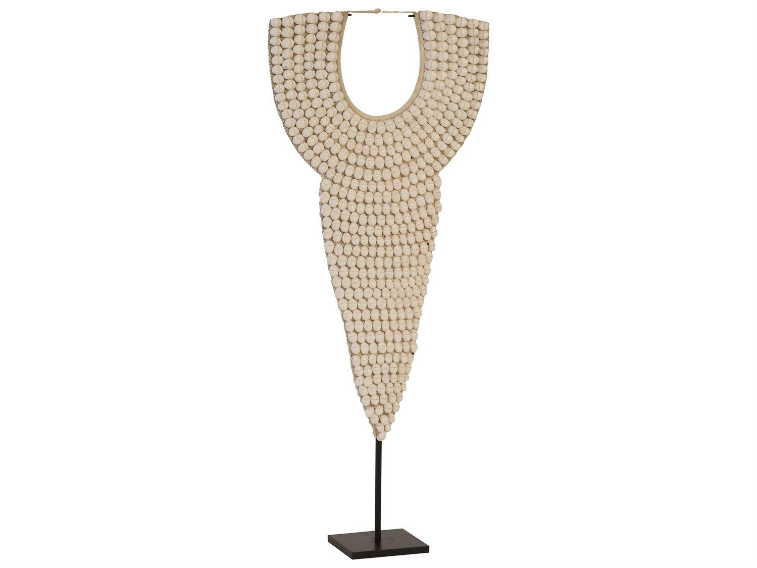 Phillips Collection Beige / Black Giant Shell Necklace Sculpture