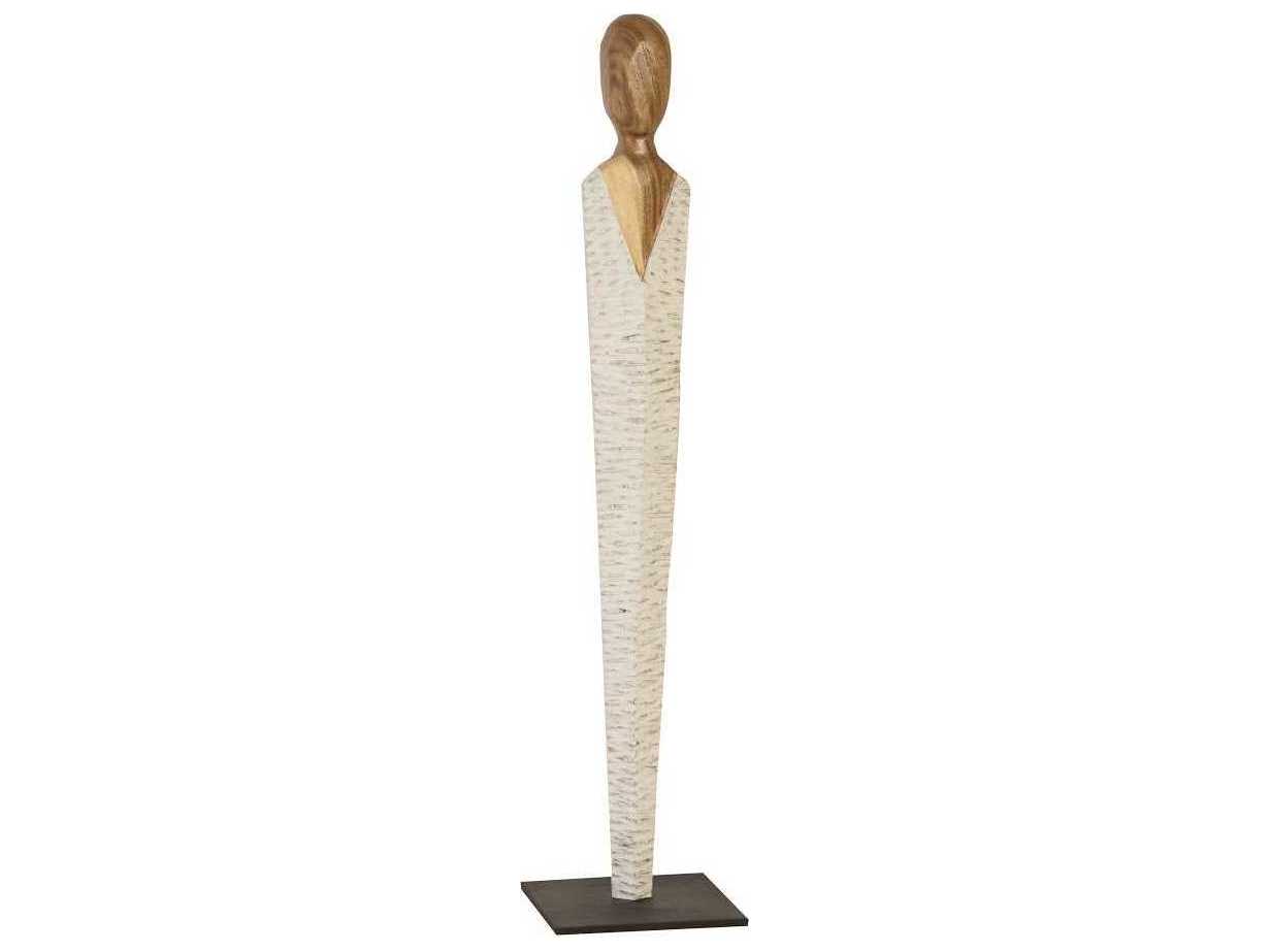 Phillips Collection White Brown Sculpture