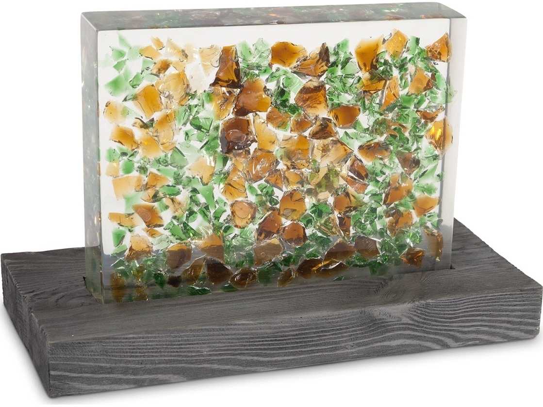 Phillips Collection Clear Grey LED Table Lamp