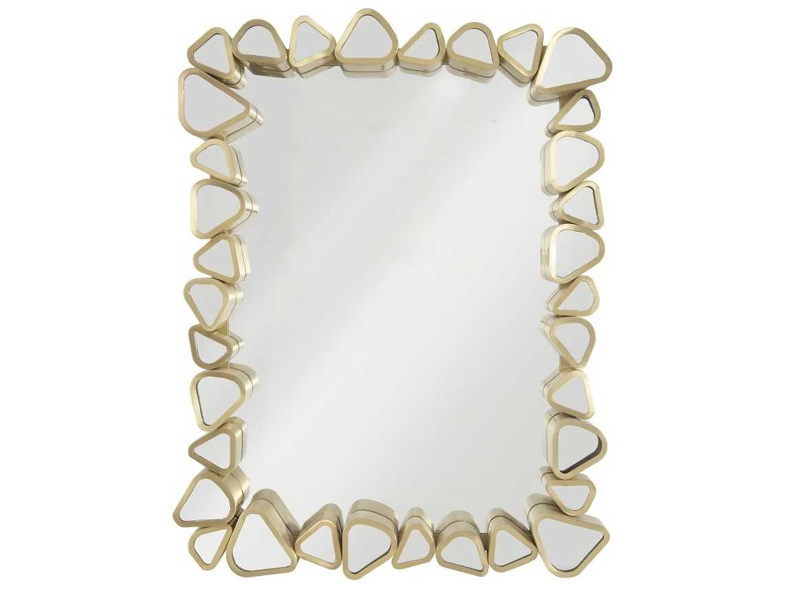 Phillips Collection Gold Rectangular Wall Mirror