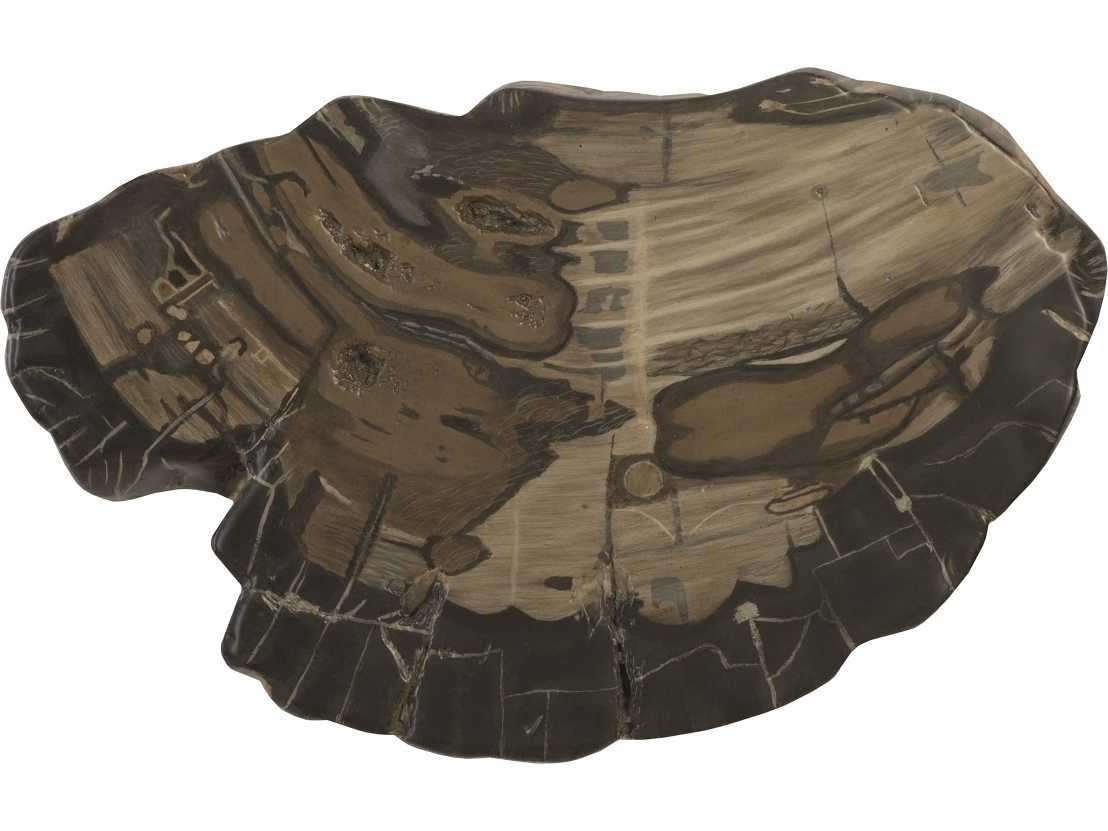Phillips Collection Brown / Grey Cast Petrified Wood Wall Tile