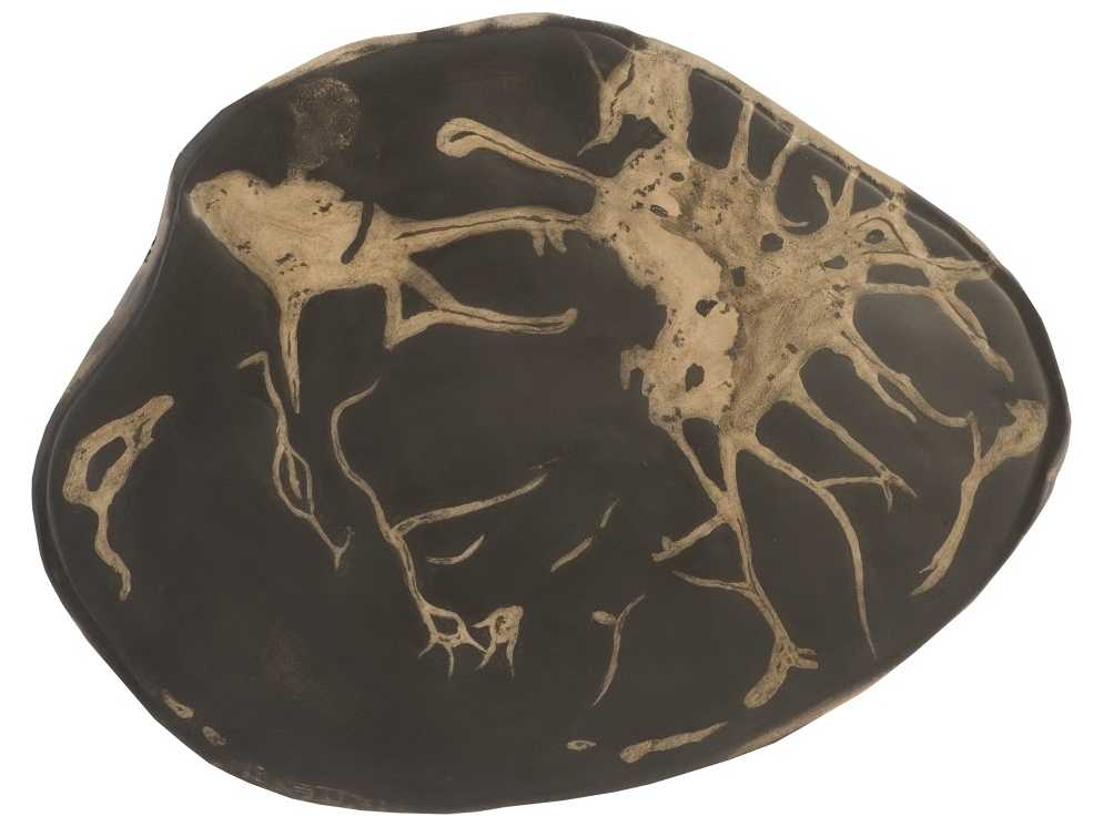 Phillips Collection Grey / Brown Cast Petrified Wood Wall Tile