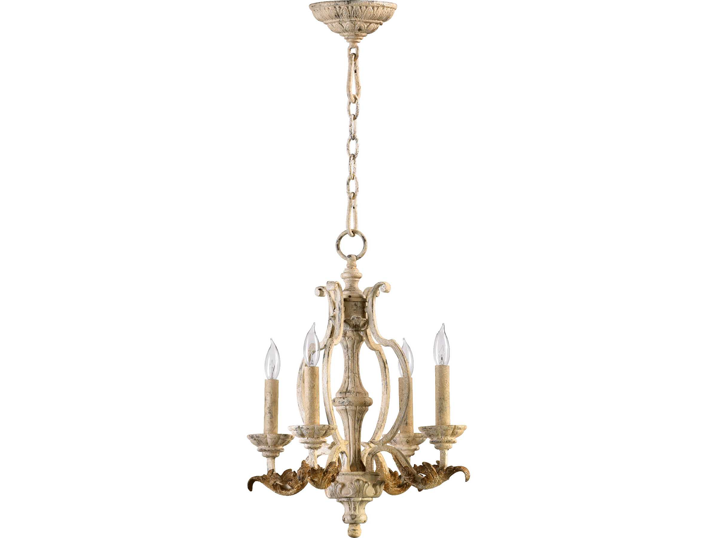 Quorum Florence 4-Light Persian White Candelabra Chandelier