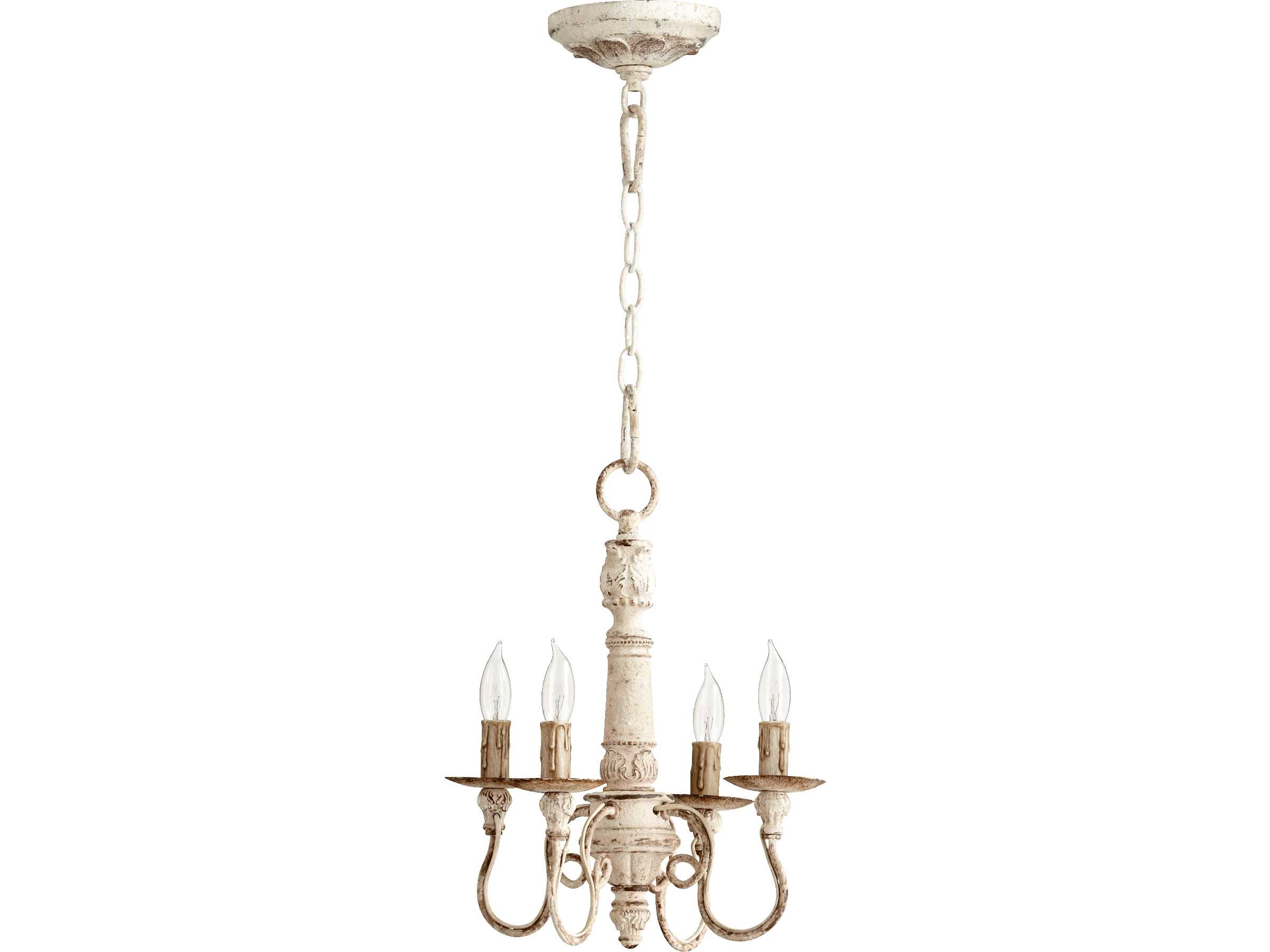 Quorum Salento 4-Light Persian White Candelabra Chandelier