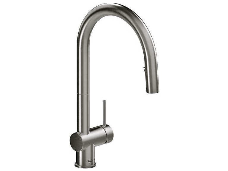 Riobel Azure Stainless Steel Pull-Down Kitchen Faucet