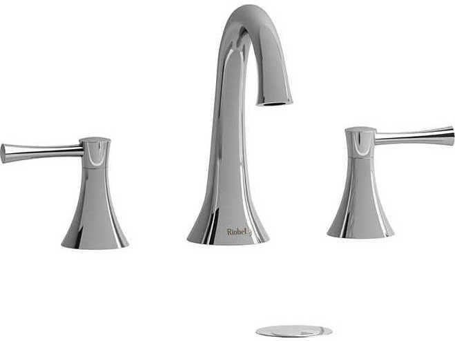 Riobel Edge Chrome Widespread Lavatory Faucet