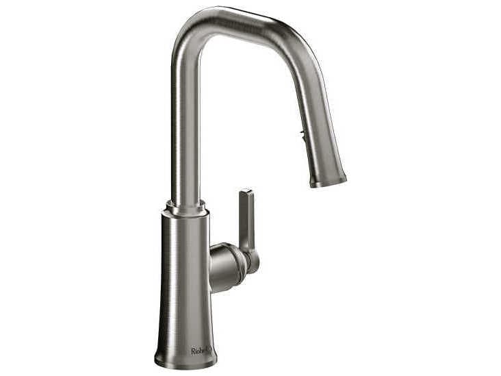 Riobel Trattoria Stainless Steel Pull-Down Kitchen Faucet With U-Spout