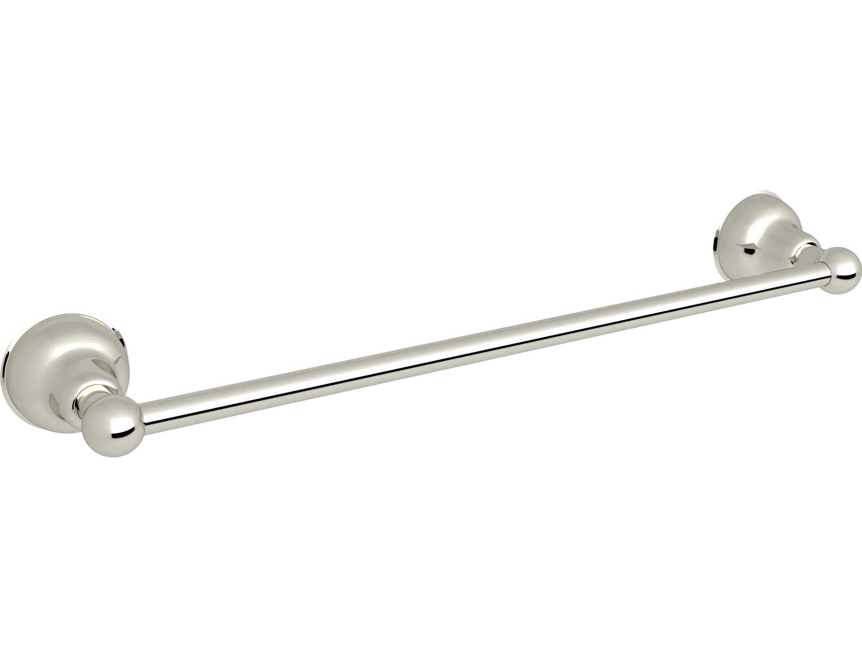 Rohl Arcana Polished Nickel 24" Wall Mount Single Towel Bar
