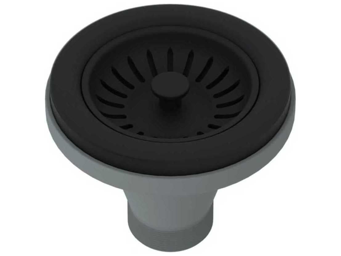 Rohl Matter Black Manual Basket Strainer