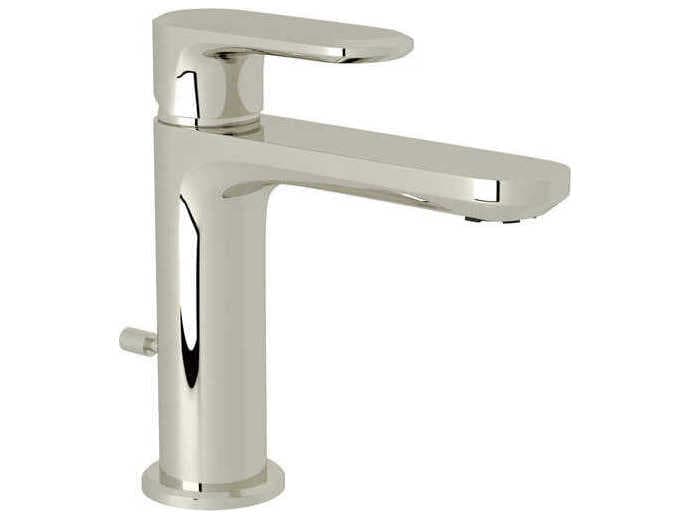 Rohl Meda Polished Nickel Single Handle Lavatory Faucet with Lever Handle
