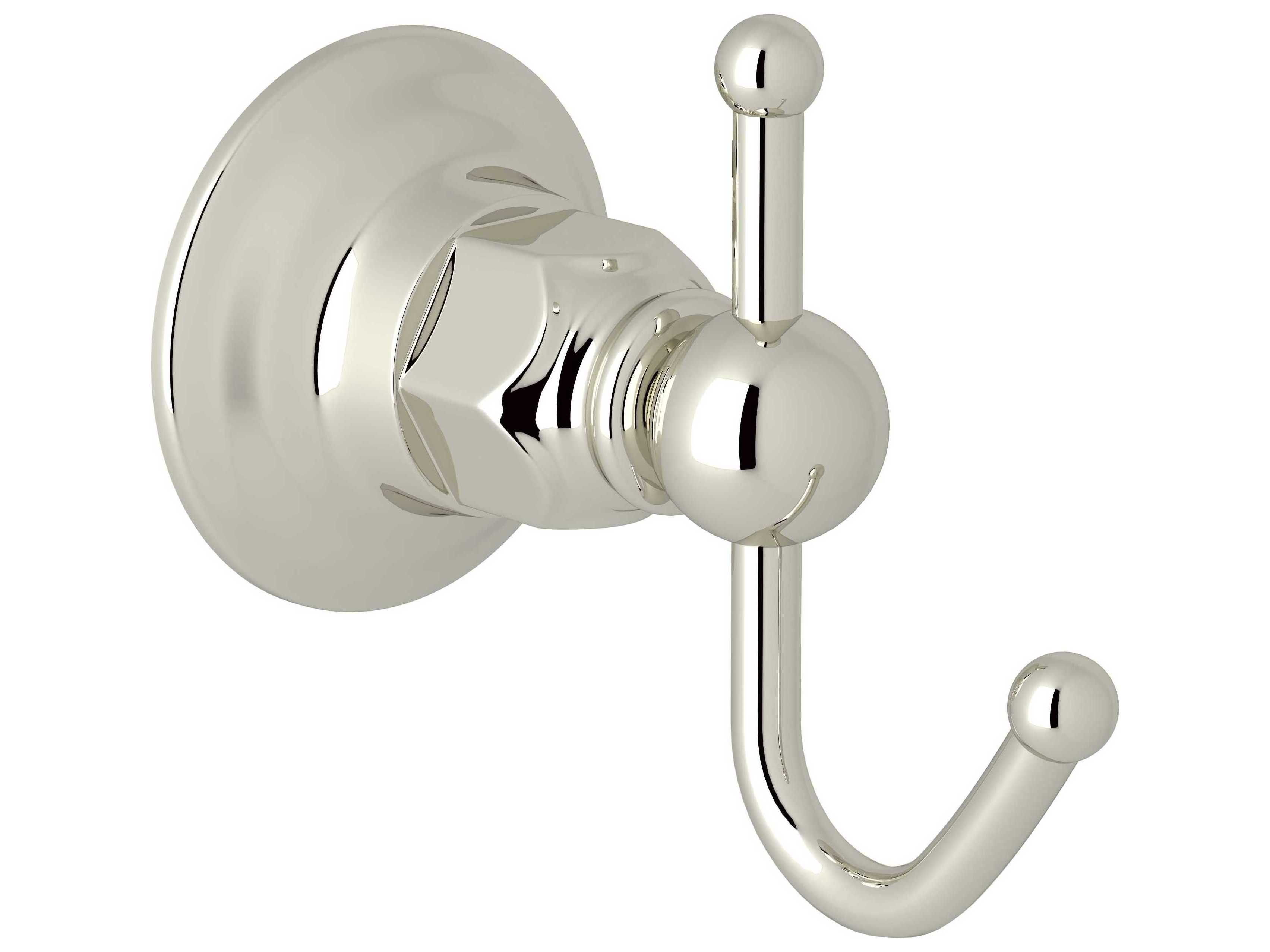 Rohl Polished Nickel Wall Mount Single Robe Hook