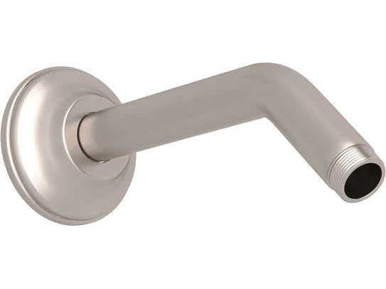 Rohl Satin Nickel 8" Wall Mount Shower Arm