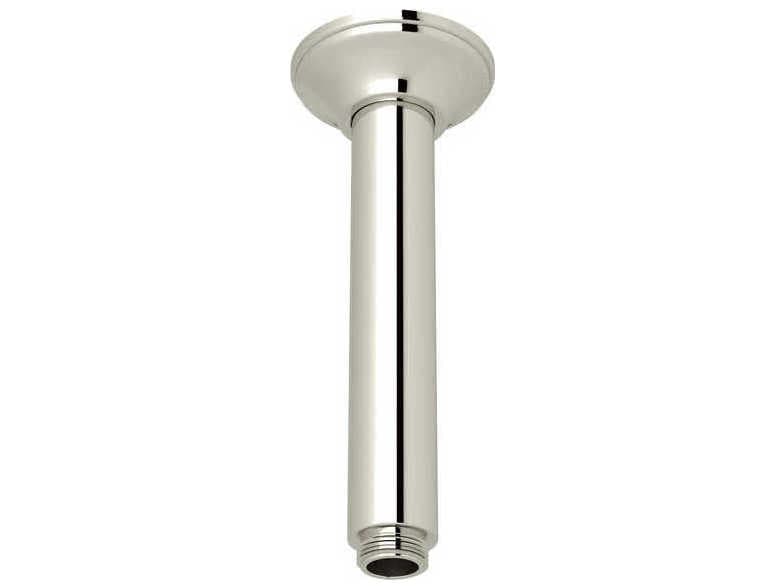 Rohl Polished Nickel 6" Ceiling Mount Shower Arm