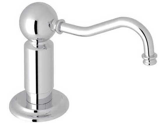 Rohl Polished Chrome Traditional Style Soap/Lotion Dispenser