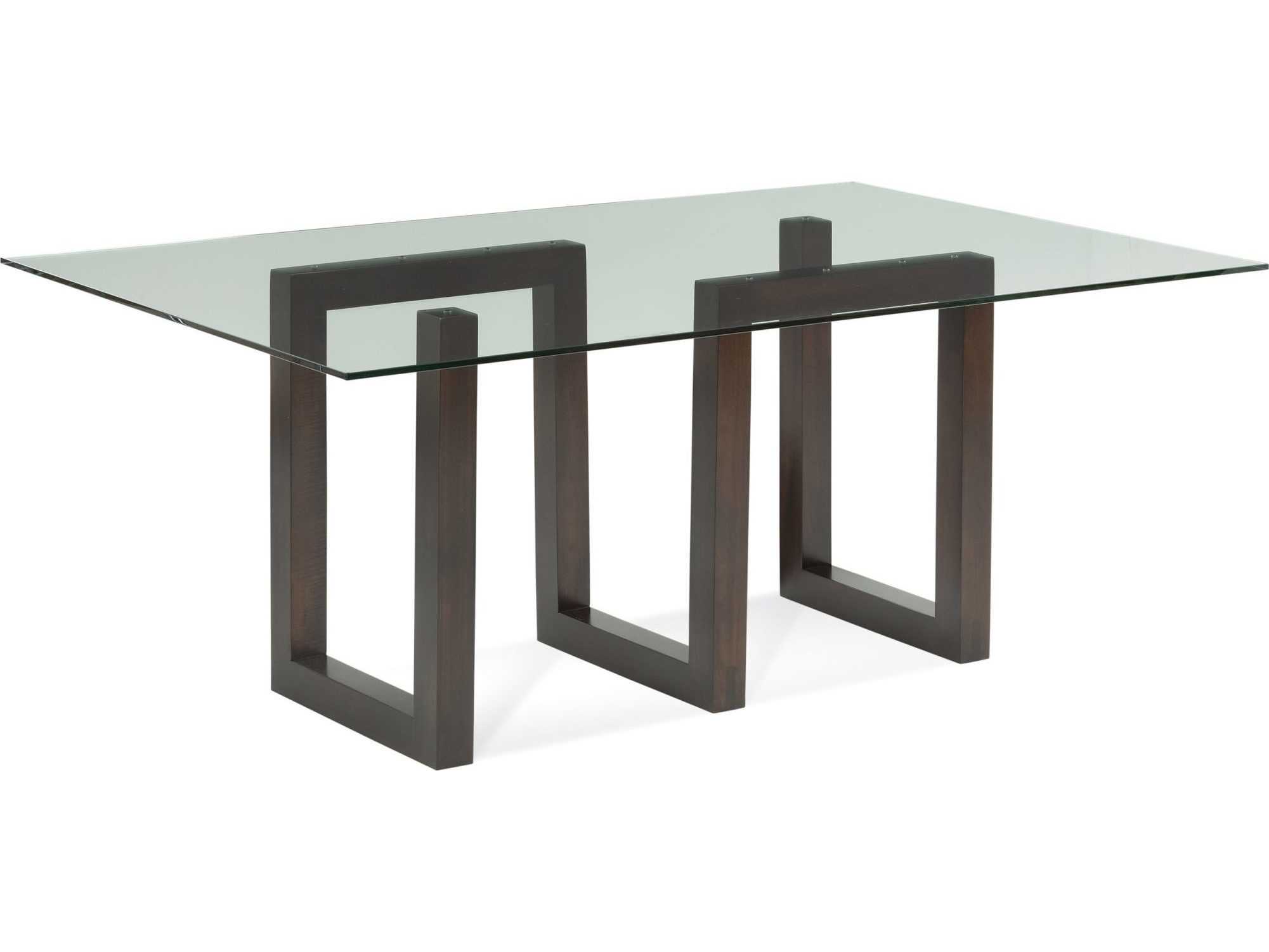 Saloom Peter Francis Rectangular Glass Dining Table