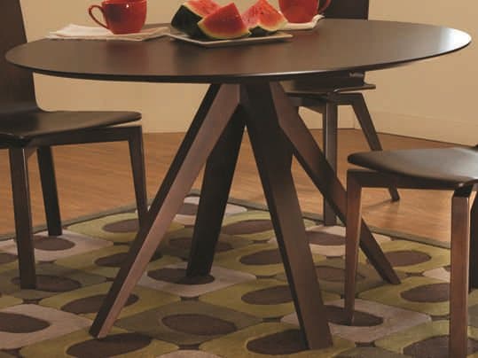 Saloom Skyline Round Wood Dining Table