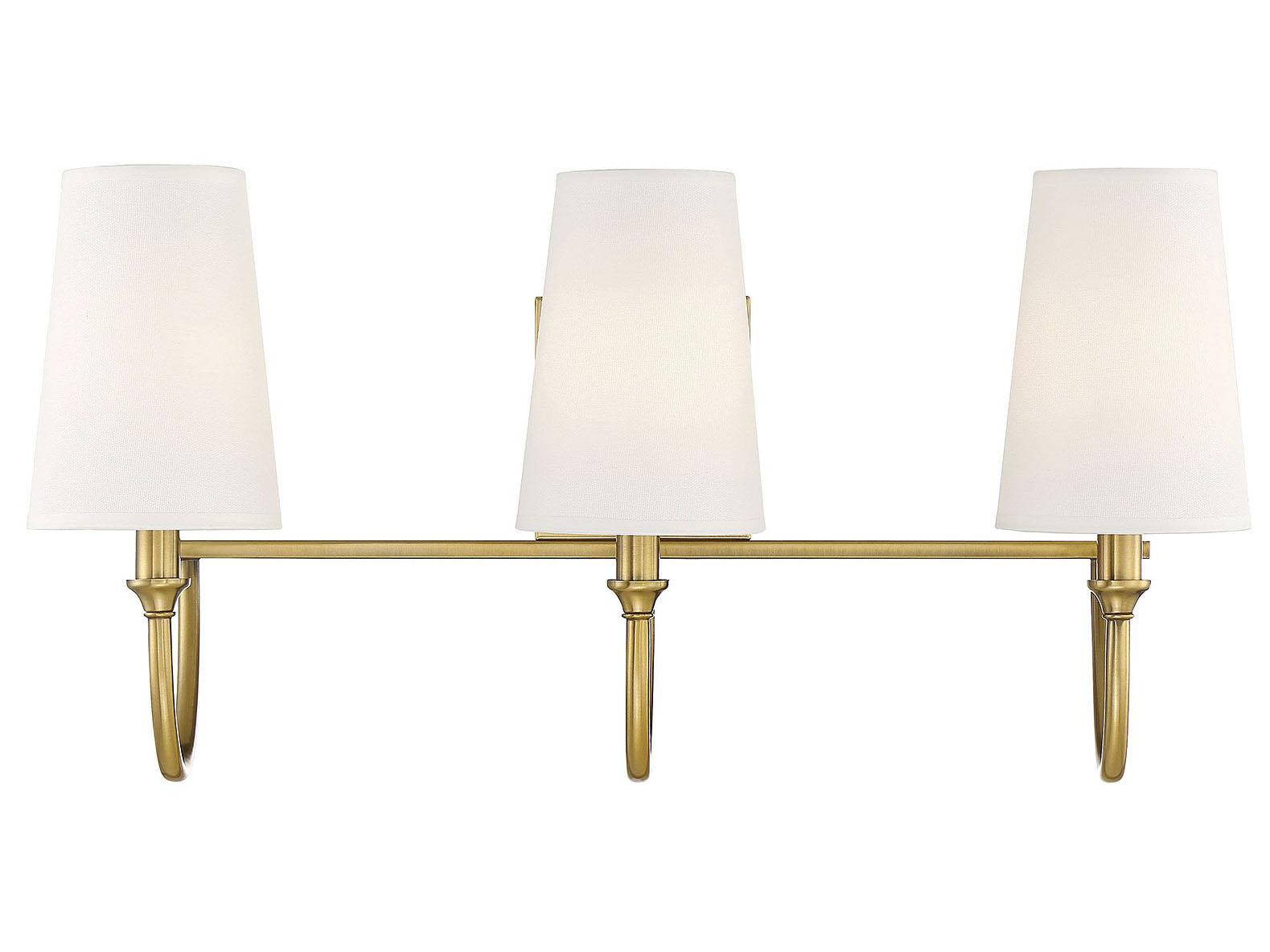 Savoy House Cameron 3-Light Warm Brass Vanity Light