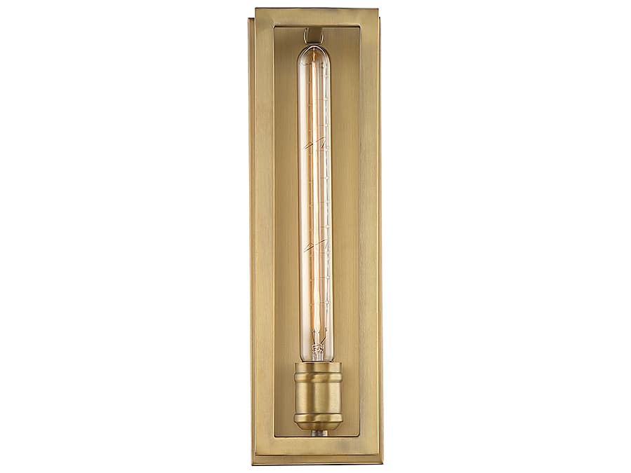 Savoy House Clifton 1-Light Warm Brass Wall Sconce