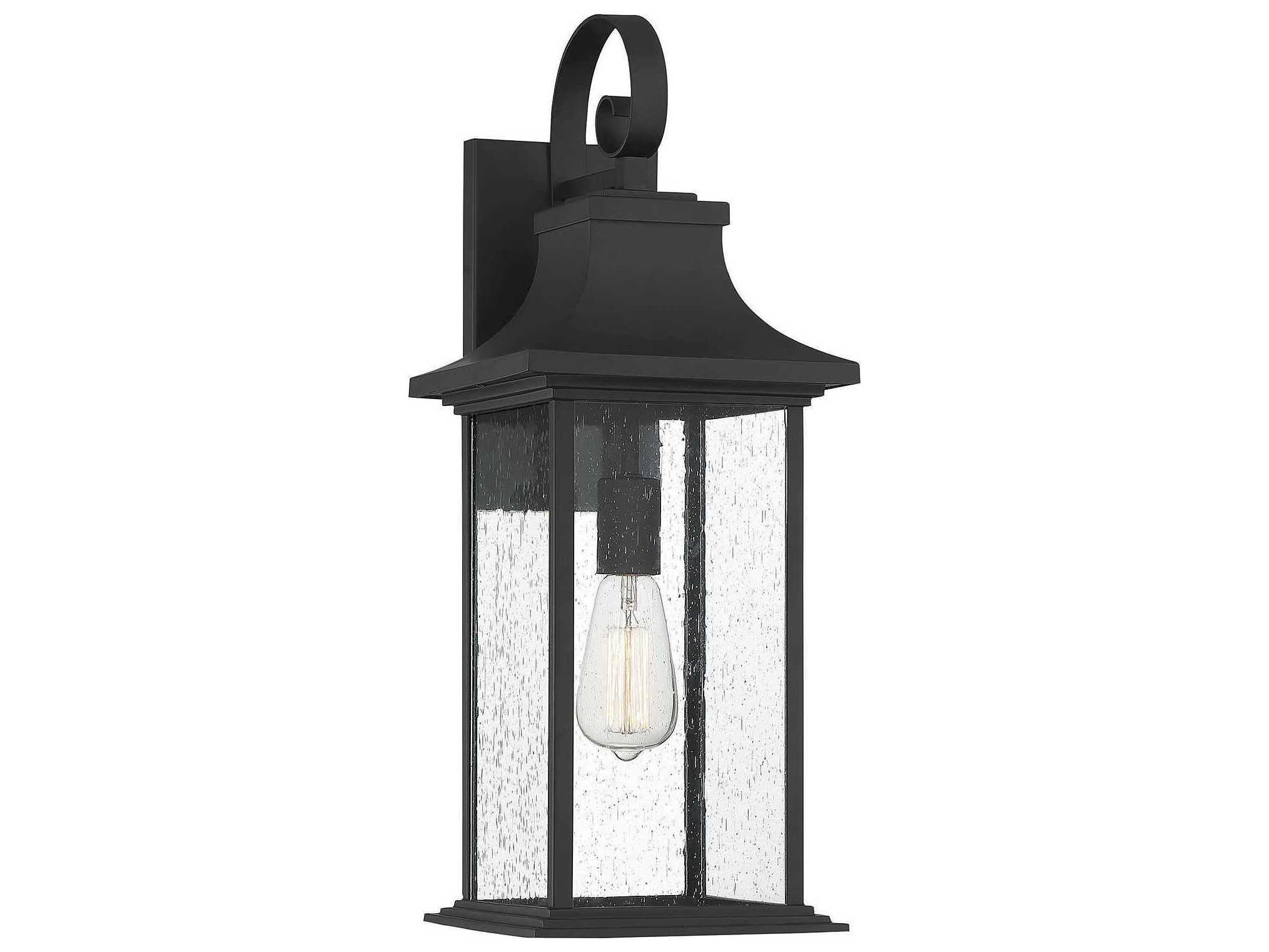 Savoy House Hancock 1 - Light Glass Outdoor Wall Light