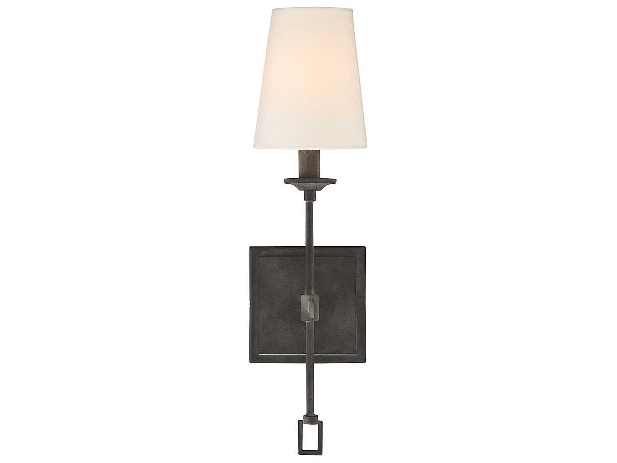 Savoy House Lorainne 1-Light Oxidized Black Brass Wall Sconce