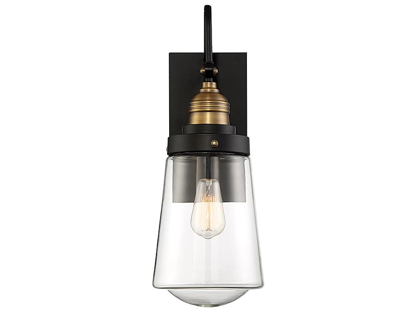 Savoy House Macauley 1 - Light Glass Outdoor Wall Light