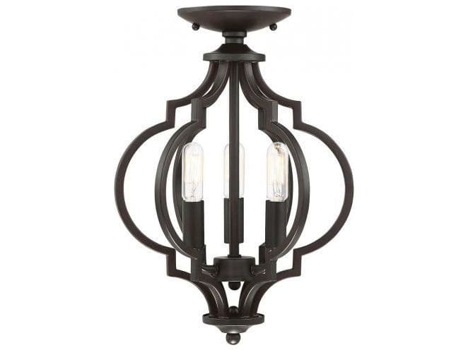 Savoy House Meridian 3-Light Oil Rubbed Bronze Mini Pendant