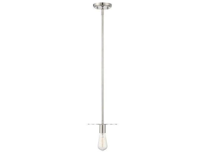 Savoy House Meridian 1-Light Polished Nickel Mini Pendant