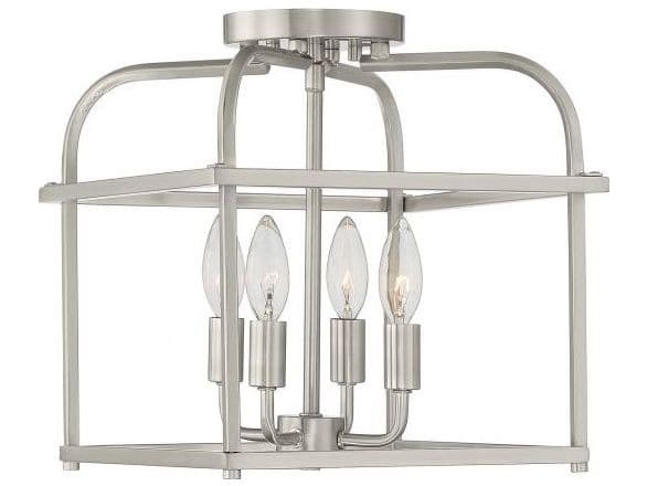 Savoy House Meridian 4-Light Brushed Nickel Semi Flush Mount