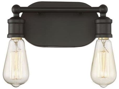 Savoy House Meridian 2-Light Oil Rubbed Bronze Vanity Light