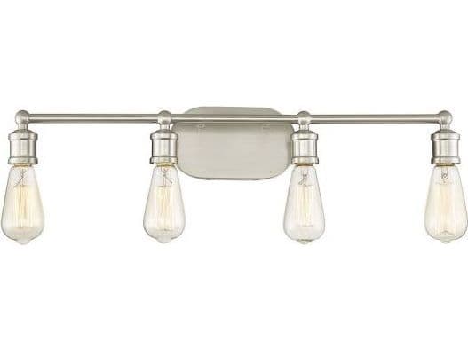 Savoy House Meridian 4-Light Brushed Nickel Vanity Light