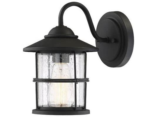 Savoy House Meridian 1 - Light Glass Outdoor Wall Light
