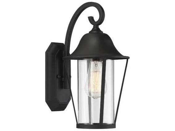 Savoy House Meridian 1 - Light Glass Outdoor Wall Light