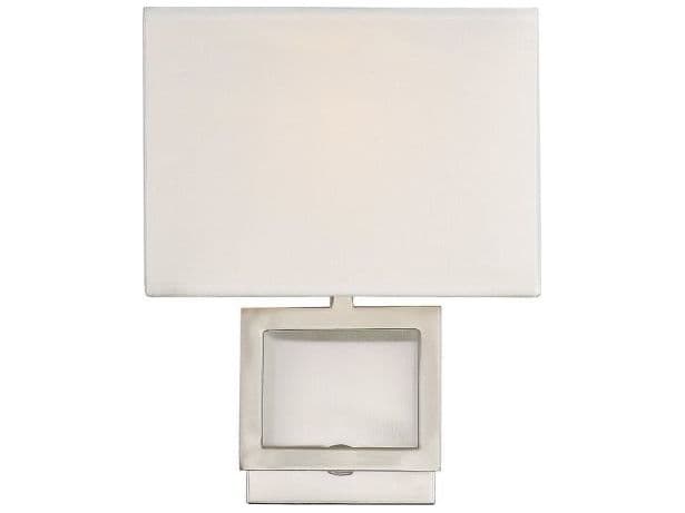 Savoy House Meridian 1-Light Brushed Nickel Wall Sconce