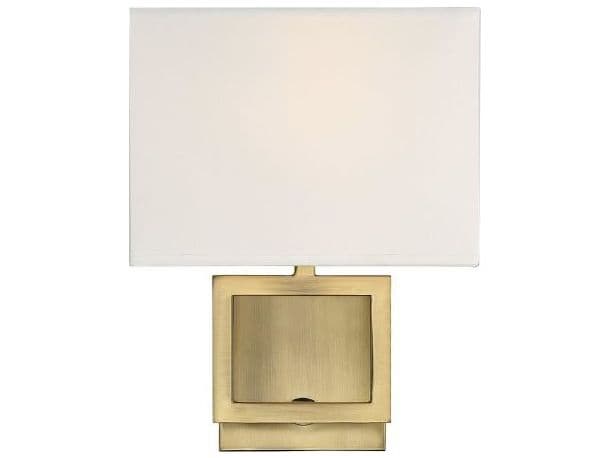 Savoy House Meridian 1-Light Natural Brass Wall Sconce